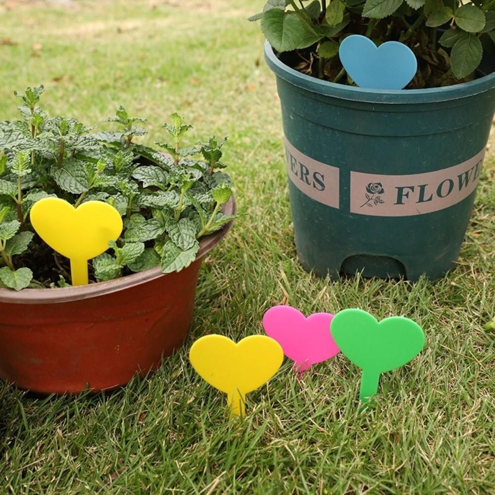100PCS Reusable Plant Growth Label Waterproof Nursery Markers  DIY Garden Decoration