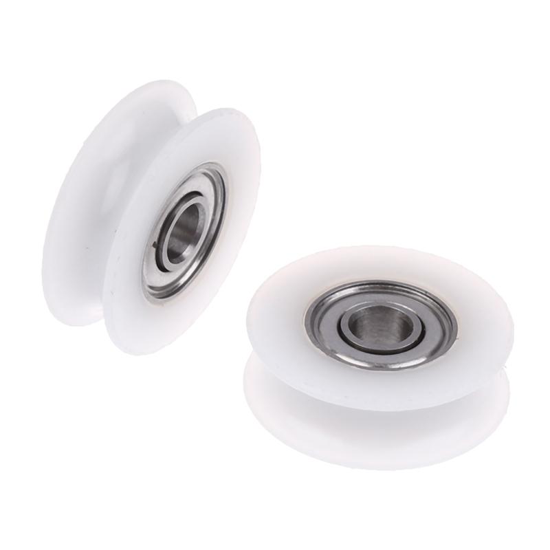 1Pcs 3*13.5*4.3Mm U-Shaped Bearing Roller 693 Bearing Moving Pulley Rubber Roller Mute Elasticity Roller Pulley