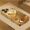 Golden Eagle Patterned Tempered Glass Design for iPhone16 17 Pro Max 15 14 13 12 11 ProMax Phone Case Camera Cover Shockproof H