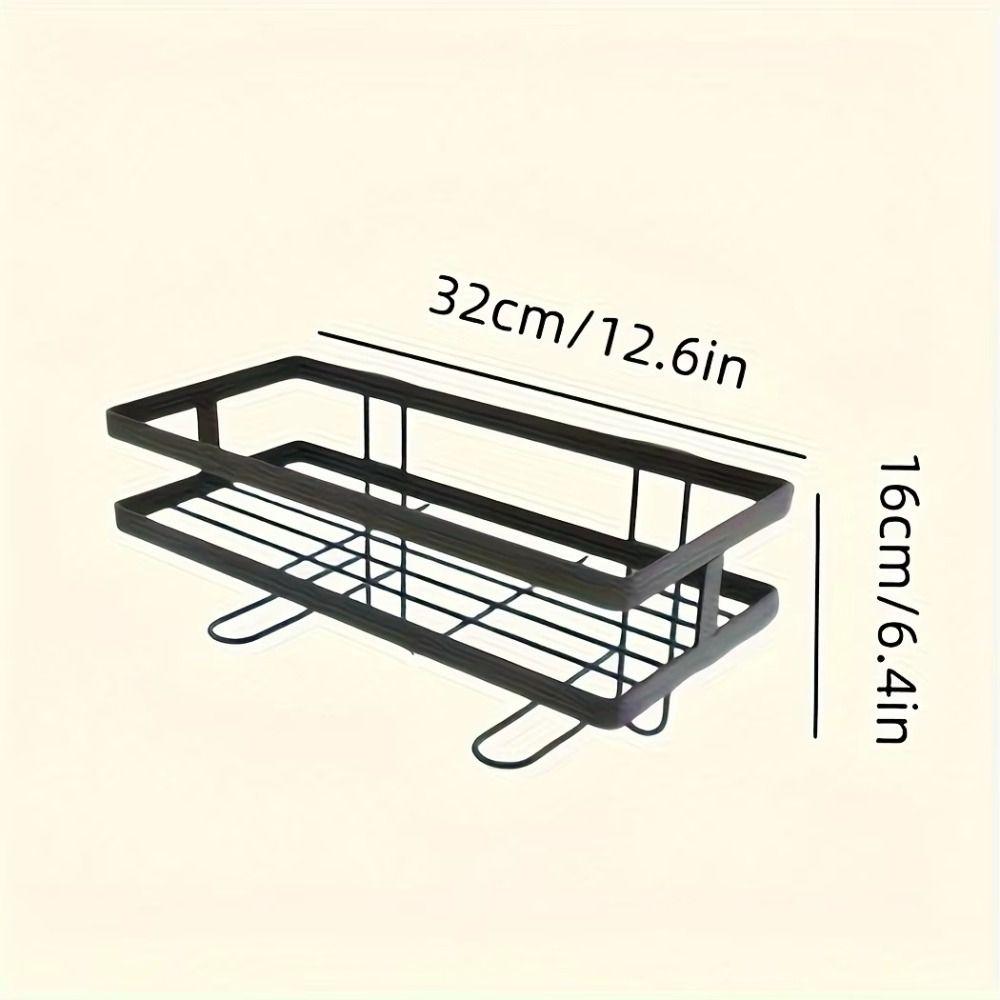 1Pcs Non Perforated Miscellaneous Storage Holder Multifunctional Bathroom Shelf