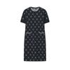 Heritage Fashion Minimalist Classic Floral Versatile Comfortable Casual Elegant Textured Woven Short Sleeve Dress Women Dresses F51W628303FZC