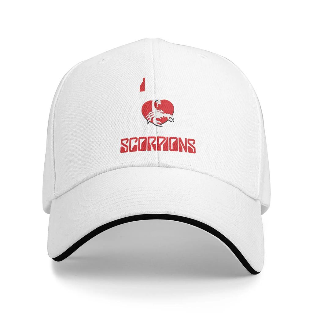 I Love Scorpions Baseball Cap Women Unisex Print Hip Hop Hats Summer Vintage Tennis Skate Sun Snapback Cap