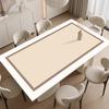 Luxury Waterproof & Oil-proof Leather Tablecloth - High-End Table Mat for Dining & Coffee Tables