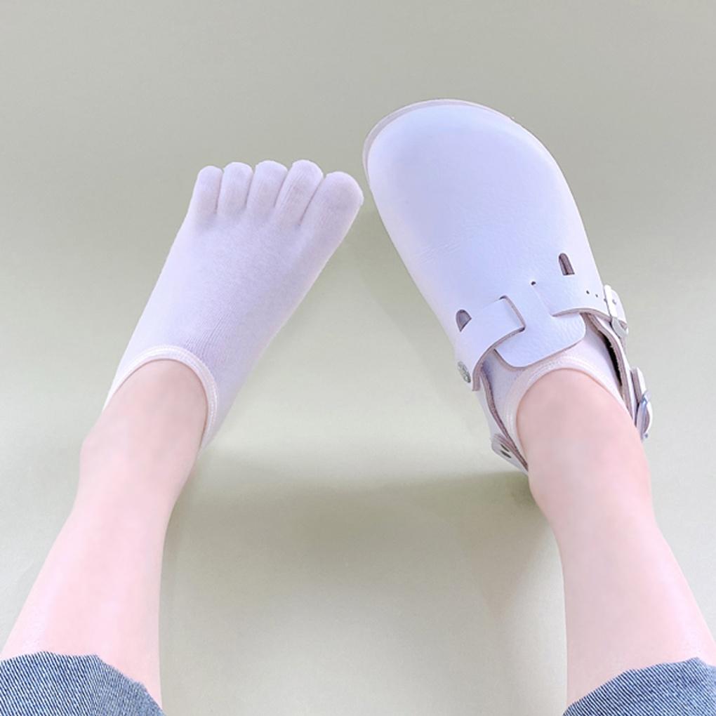 5 Pairs of Women's Simple Toe Socks/Fake Socks