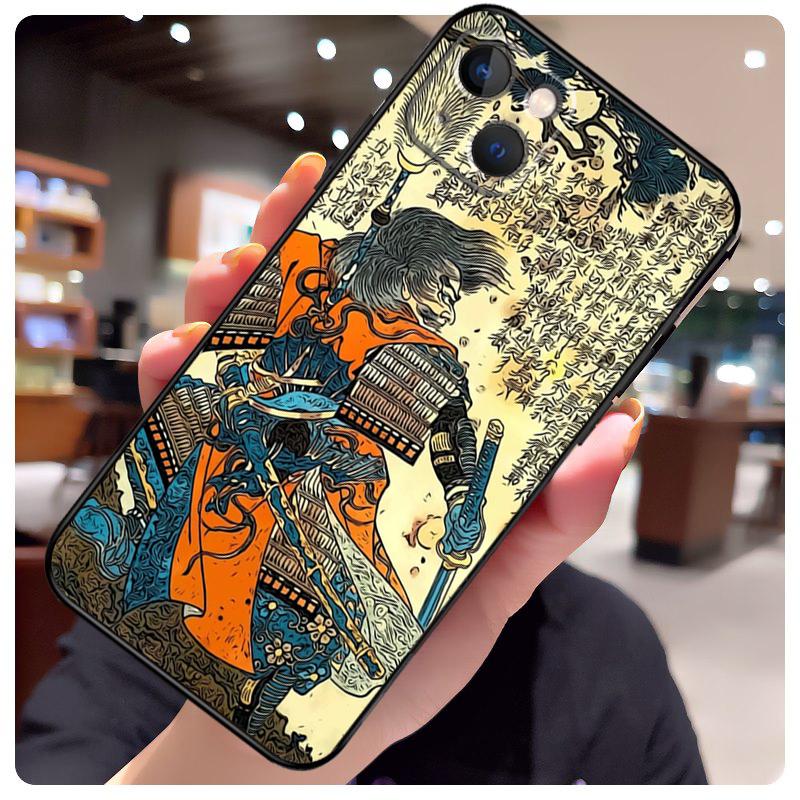Samurai Mask Demon Case For iPhone 17 Pro Max 15 14 13 11 12 16 Pro Max mini 15 16 Plus 16e 17 Air Phone Cover