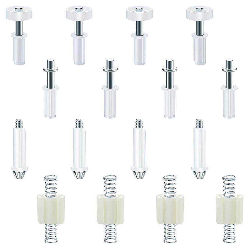Door Hardware Repair Kit Bi-Fold Door Hinges Stainless Steel Top Pivots Bi-Fold Door Hardware Repair Replacement Kit