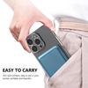 KB-63 Adhesive Phone Card Bag Wallet Kickstand Leather Phone Card Holder