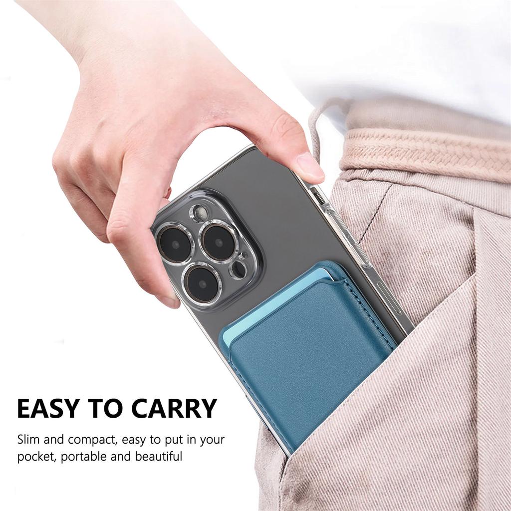 KB-63 Adhesive Phone Card Bag Wallet Kickstand Leather Phone Card Holder
