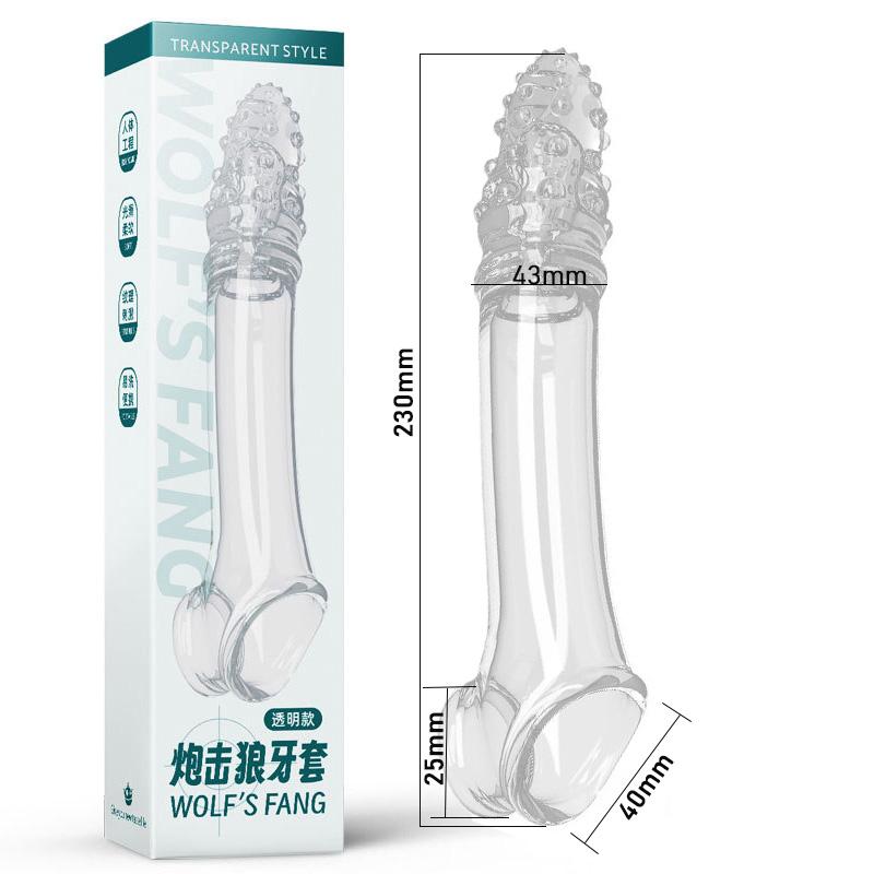 Extend Penis Enlargement Sleeve Vibrator Cock Ring Reusable Condoms Sex Toys for Men G Spot Vibrating