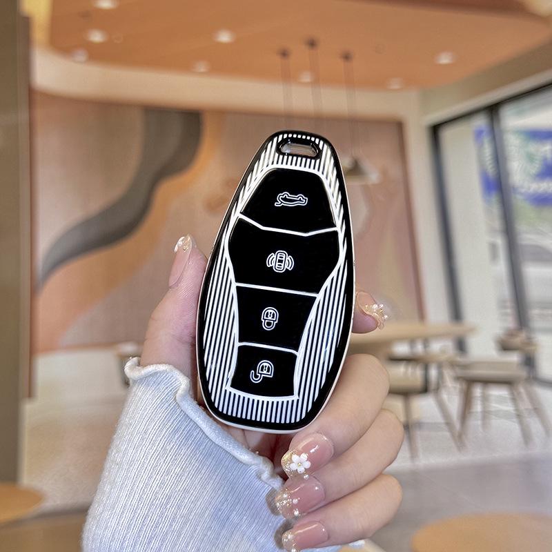 Suitable for Hongqi HS3, HS5, H5, and New H6 Car Key Covers, 24-inch Protective Shells.