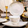 Jingdezhen 62-Piece Grand Scenery Bone China Dinnerware Set