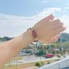 Jingdezhen Ceramic Bracelet, Single Loop Beaded Bracelet, New Chinese Cute Fresh Style Wrist Jewelry