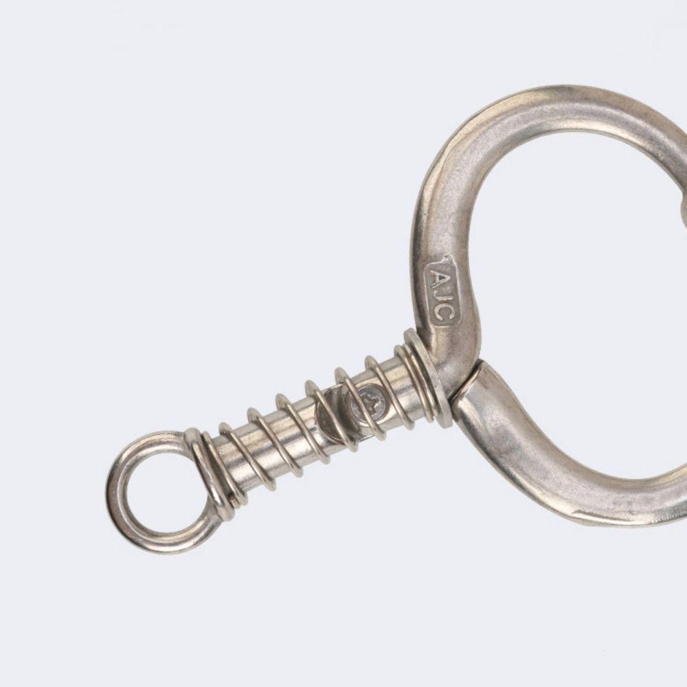 Inel Nazal Bovin Argintiu Oțel Inoxidabil Clip Bovin Plumb Nas Taur Agricultură Zootehnie Accesoriu