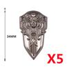 MOC Medieval Military Anime Figures Weapons Building Blocks Toys Soldiers Shield Sword Bow Trident Ax Gun Hammer DIY Gifts K027