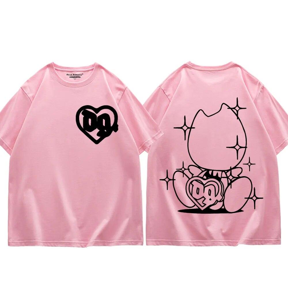 Hip Hop Rapper Tričko Bladee Skate Drain Gang Band Potisk Trička Unisex Dámská Móda Neformální Trička s krátkým rukávem Streetwear