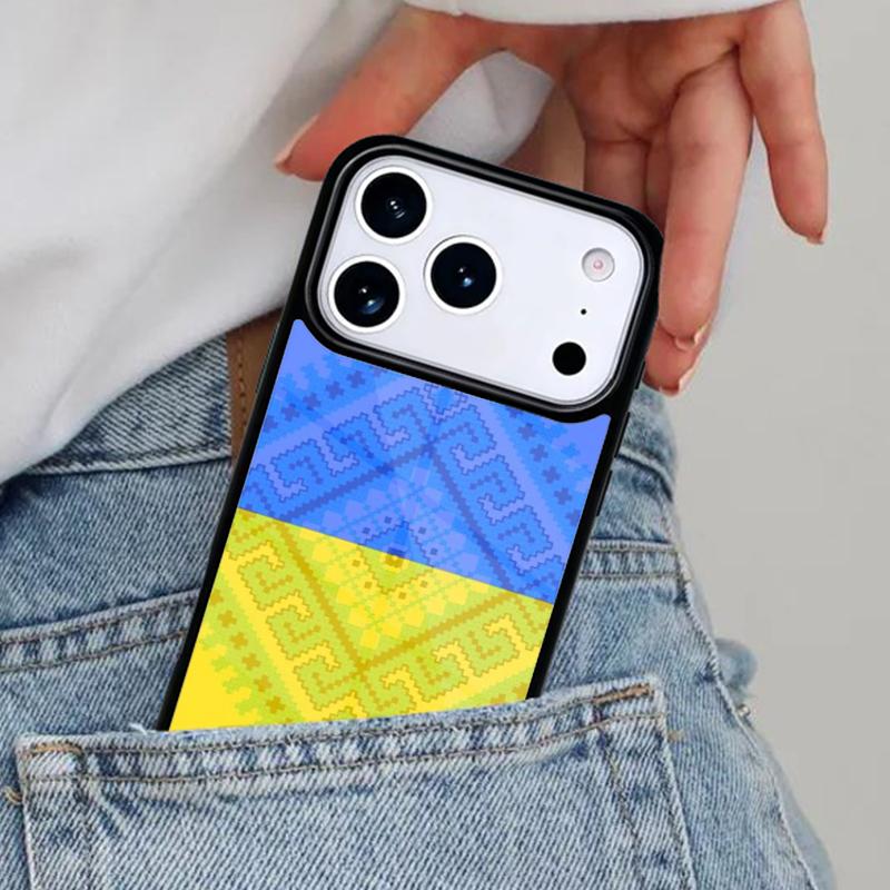 U-krainian flag design logo Phone Case for iPhone 17ProMax 12 13 14 15 16e 17 Pro Max Plus Air Cover