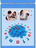 English Alphabet Magnet Tiles: Uppercase & Lowercase Letter Stickers for Kids' Education