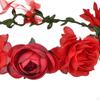 Flower Crown Garland Headpiece Hair Floral Wreath Adjusatble Headbands for Bridal