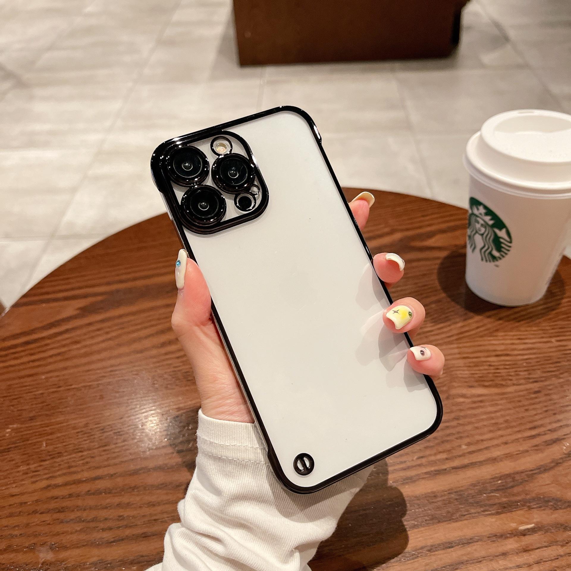 

Suitable for Iphone16e Ultra-thin Electroplated Borderless 16promax Phone Case 15 Magnetic Anti-drop Transparent Heat Dissipation Apple 16E