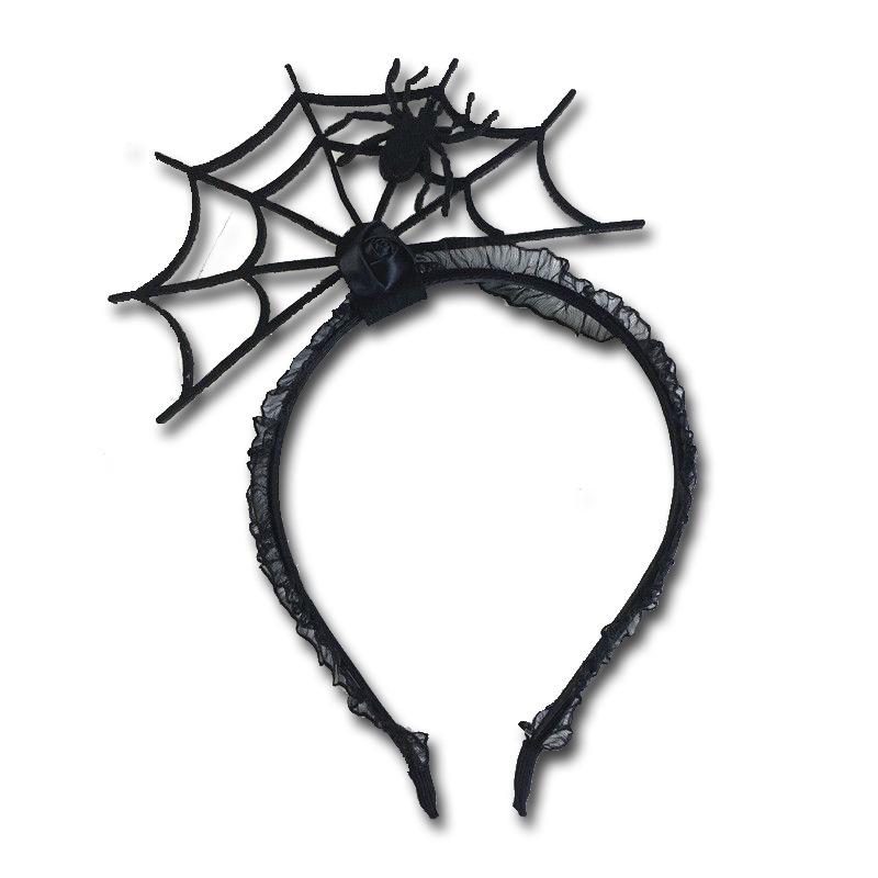Halloween Devil Horns & Bat Headband with Feathers - Party Decoration