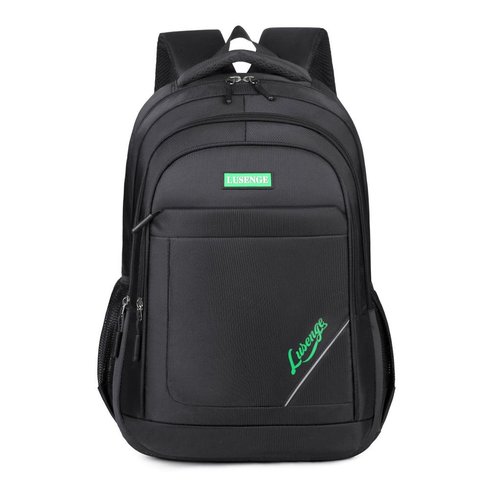 Schoolbag Solid Color Fashion Student School Bag Middle School Backpack Business Travel Computer Backpack New Simple Travel Bag