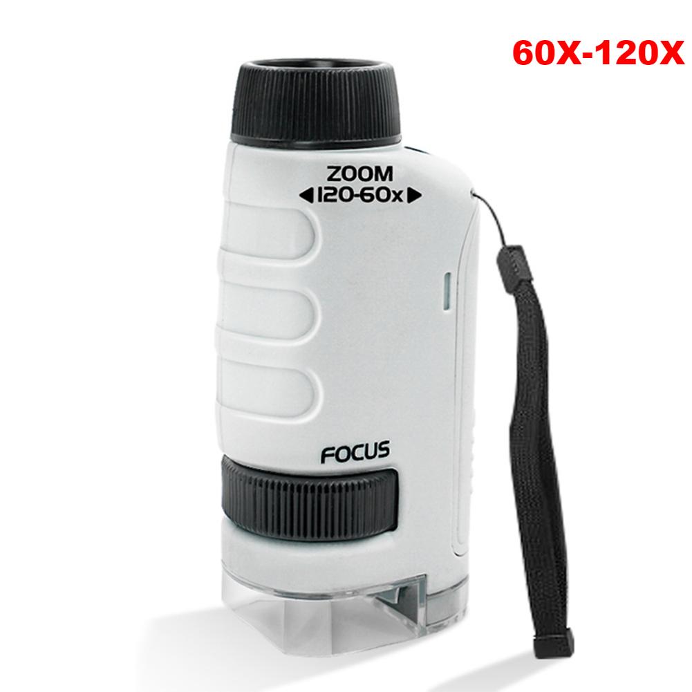 1000x Kid Microscope Lab Digital Microscopes 2 Inch IPS Screen Electronic Magnifier Camera with 8 LED Light Photo Video Function