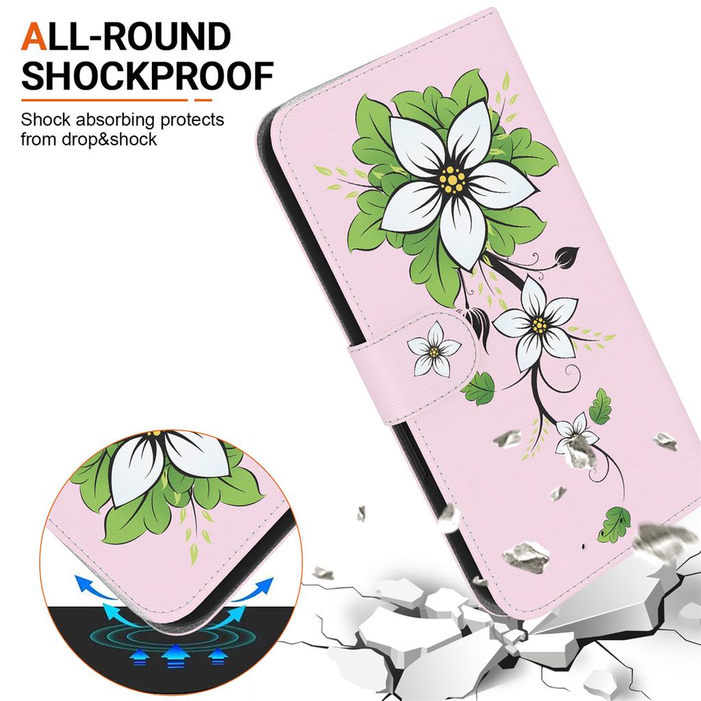 For Tecno Series.Camon 20 Premier,Pova Neo 3,Pova 5,Spark 10C,Spark 10 Pro,Spark 8P,Camon 15...Fashion Paintings Pattern Flip Wallet PU Leather Case