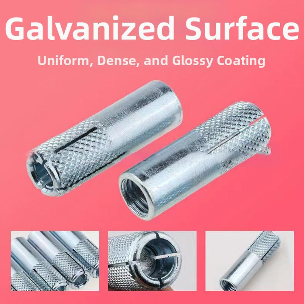 Versatile Construction Fastening Tools Expansion Screws Expansion Bolt Sleeve Anchor Galvanized Finish Zinc-plated Steel