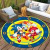 Sonic Adventure Printed Chair Rug for Home Office Use, Living Room Kitchen Game Room Round Carpet