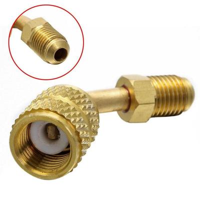 For R410A Air Conditioning Adapter Car Air Conditioning Quick Coupler Connector Safety Valve Adapter Charging Hose Valves