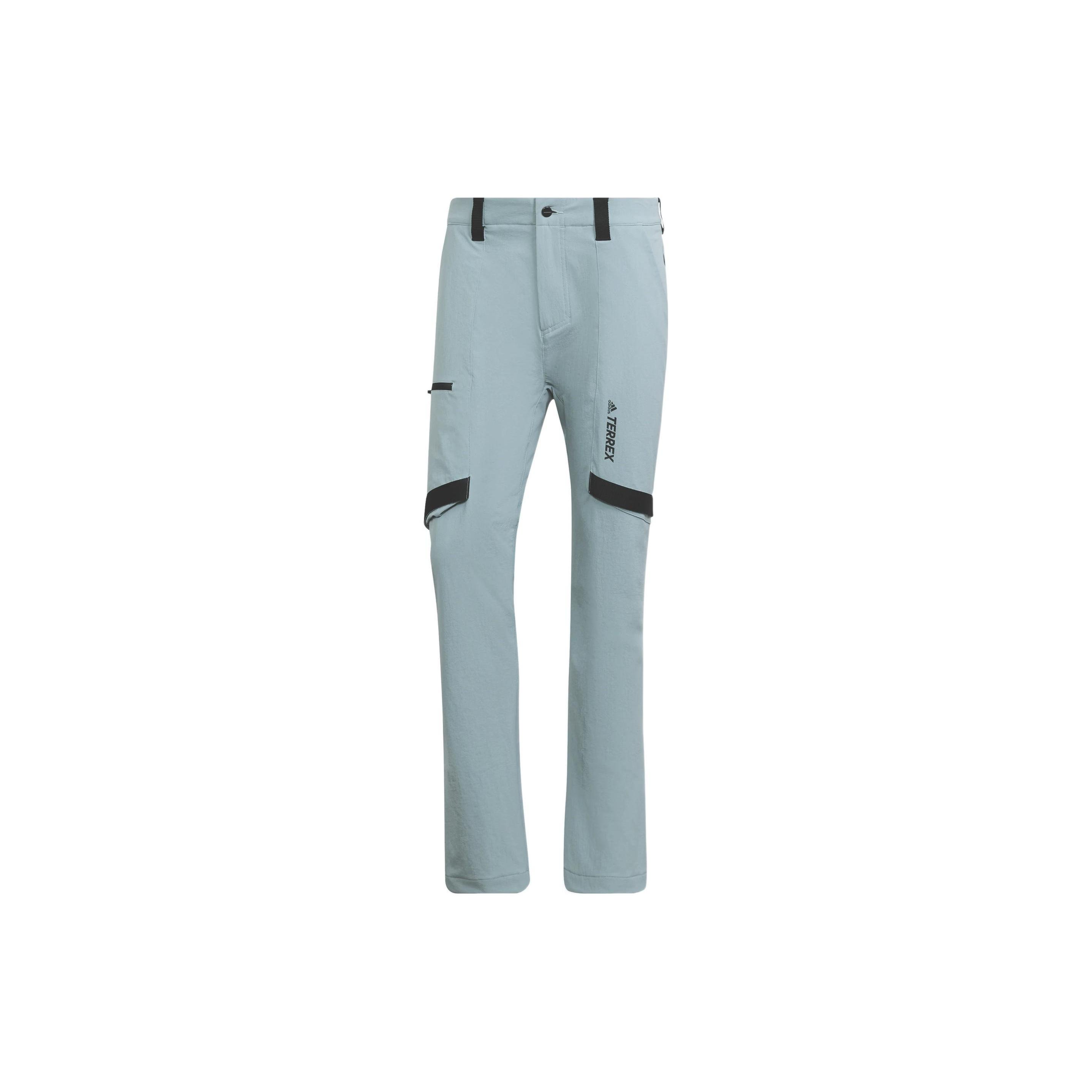adidas Terrex Zupahike Pts Colorblock Elastic high waist Big Pocket Sports Pants Gray Men s H51493 XS