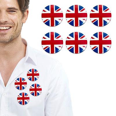 Union Brosche Anstecknadel 5,8cm Flagge des Vereinigten Königreichs Reversnadel UK-Flagge Union Britisch Patriotisch Britische Abzeichen