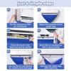 Ac Cleaning Kit Air Conditioning Cleaning Water Cover Full Set with Water Pipe Waterproof Air Conditioning Cleaner Aircon Tools