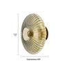 Bauhaus Glass Wall Lamp: Nordic Postmodern Design for Bedroom & Living Room
