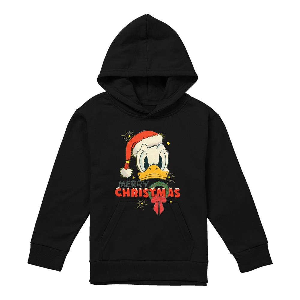 Donald Duck Childrens/Kids Merry Christmas Hoodie