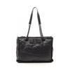 Used Vara Ribbon Shoulder Bag Leather Black Used Women