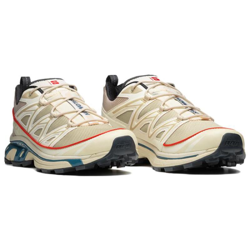 SALOMON XT-6 Beige White Blue Sneakers 472885