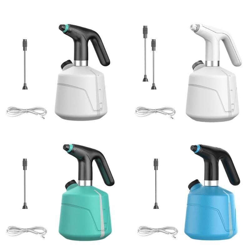 Convenient 2L Automatic Watering Can Electric Watering Sprayer with Adjustable Sprayer Nozzle for Home and Office Plant