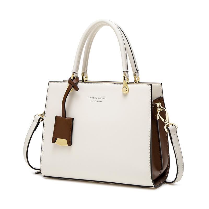 VEZFAA Taschen für Frauen Neue Handtaschen für Frauen Umhängetasche Echtes Leder High-End Taschen Mode Einzelne Schulter Pendlertasche für Frauen