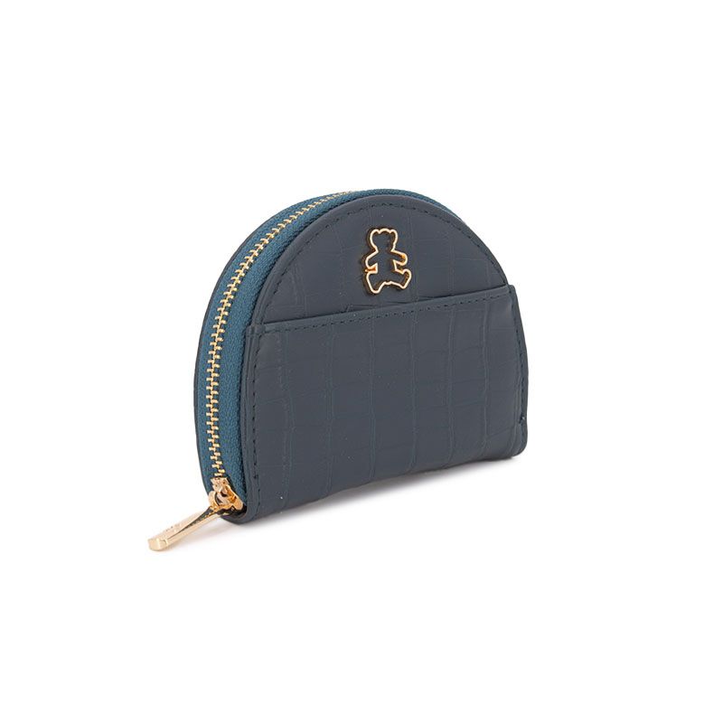 Porte monnaie motif croco logo doré Mixte LULU CASTAGNETTE