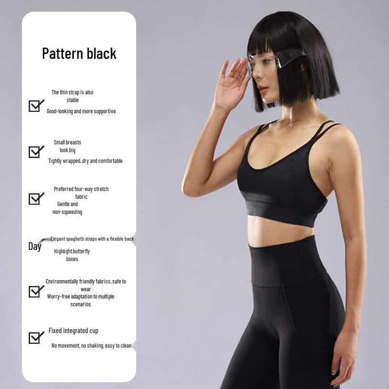

Женский противоударный спортивный бюстгальтер: Идеально для бега, йоги, фитнеса – красивая спина, поддержка для большой груди, моделирующий дизайн, топ-бра жилетного типа L
