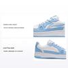 Cloud Shock Absorption Rebound Wear-Resistant Lightweight Breathable Anti-Kick Low-Top Kids Skate Shoes Kids Sneakers White Blue YKCS096-62