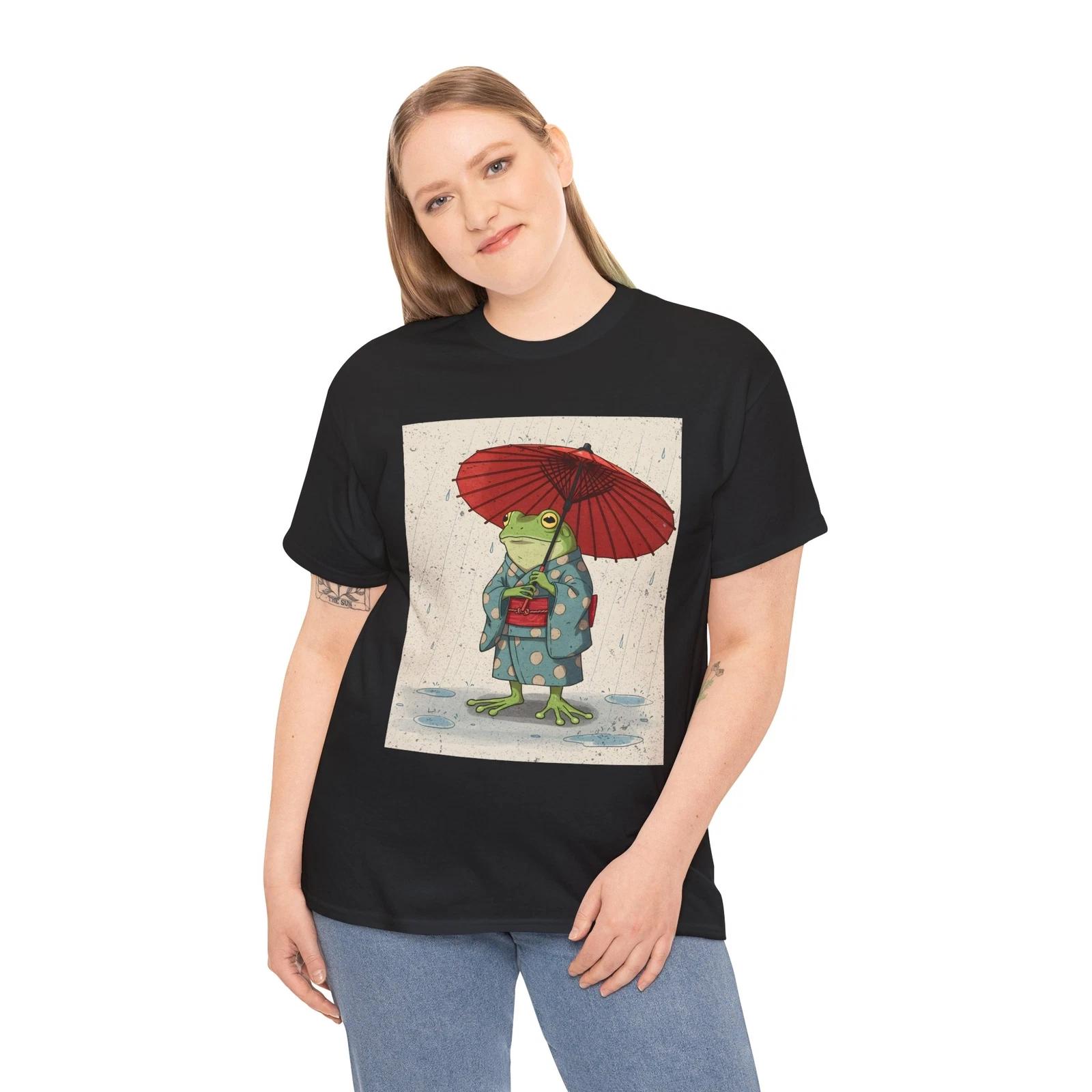GRUMPY FROG JAPANESE T-SHIRT | Mecha Anime Style Tee | Sci-Fi Tokyo Shirt 2XL