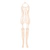 Women Mesh Bodystocking Bodysuit Lingerie,Hollow Out Fishnet Body Socks Underwear,Lace Teddies Bodysuit Tight One-piece Stockings Lace Nightwear