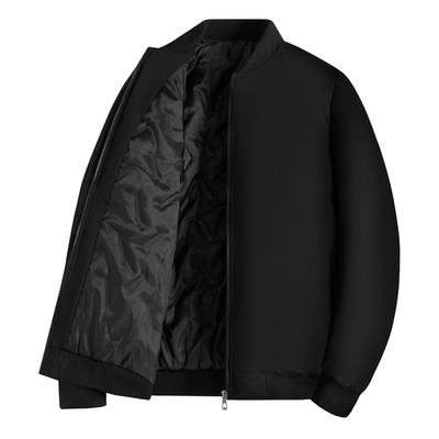 Men's Autumn/Winter Warm Padded Cotton Baseball Jacket - Casual, Comfortable & Versatile.