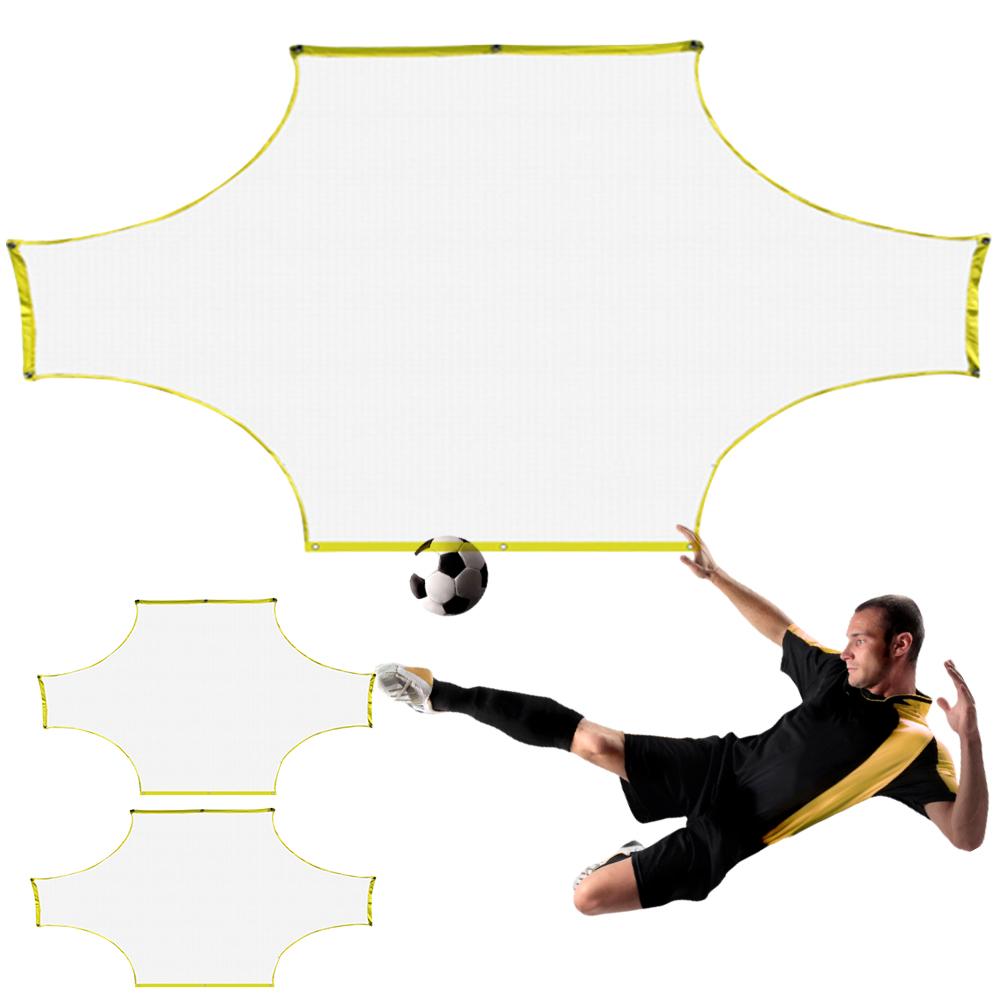 5/7 Person Soccer Goal Target Net Portable Soccer Practice Goal Net Goalkeeper Football Goal Net for Scoring and Finishing