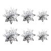 6Pcs Christmas Snowflake Ornaments 3D Large Iridescent Paper Snowflakes Hanging Decoration for Winter Wonderland Christmas Party Holiday New Year Home