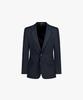 Liberclassy [25Fw] Llf26630 Dark Navy Relaxed Fit Full-Linned Notch Lapel Two-Button Setup Jacket