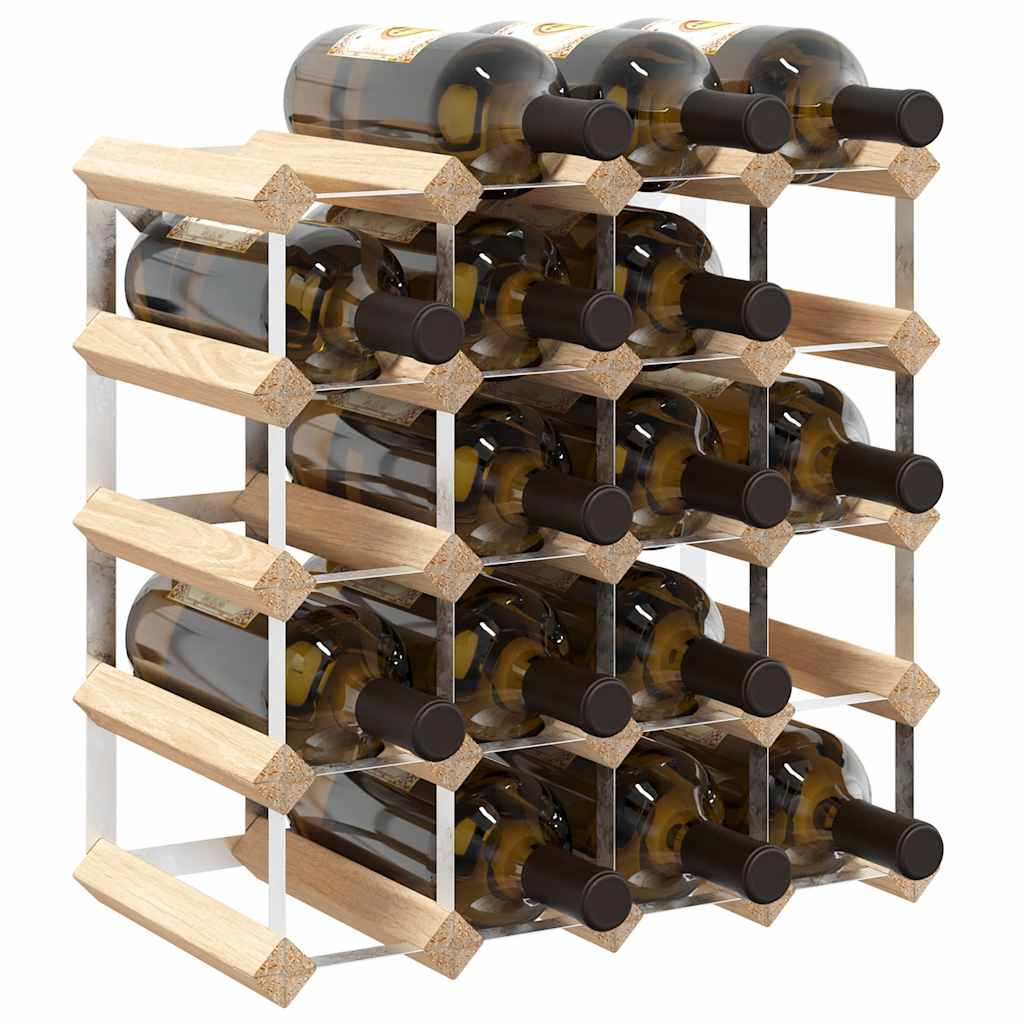 20 Bottle Wine Rack Solid Pine Wood