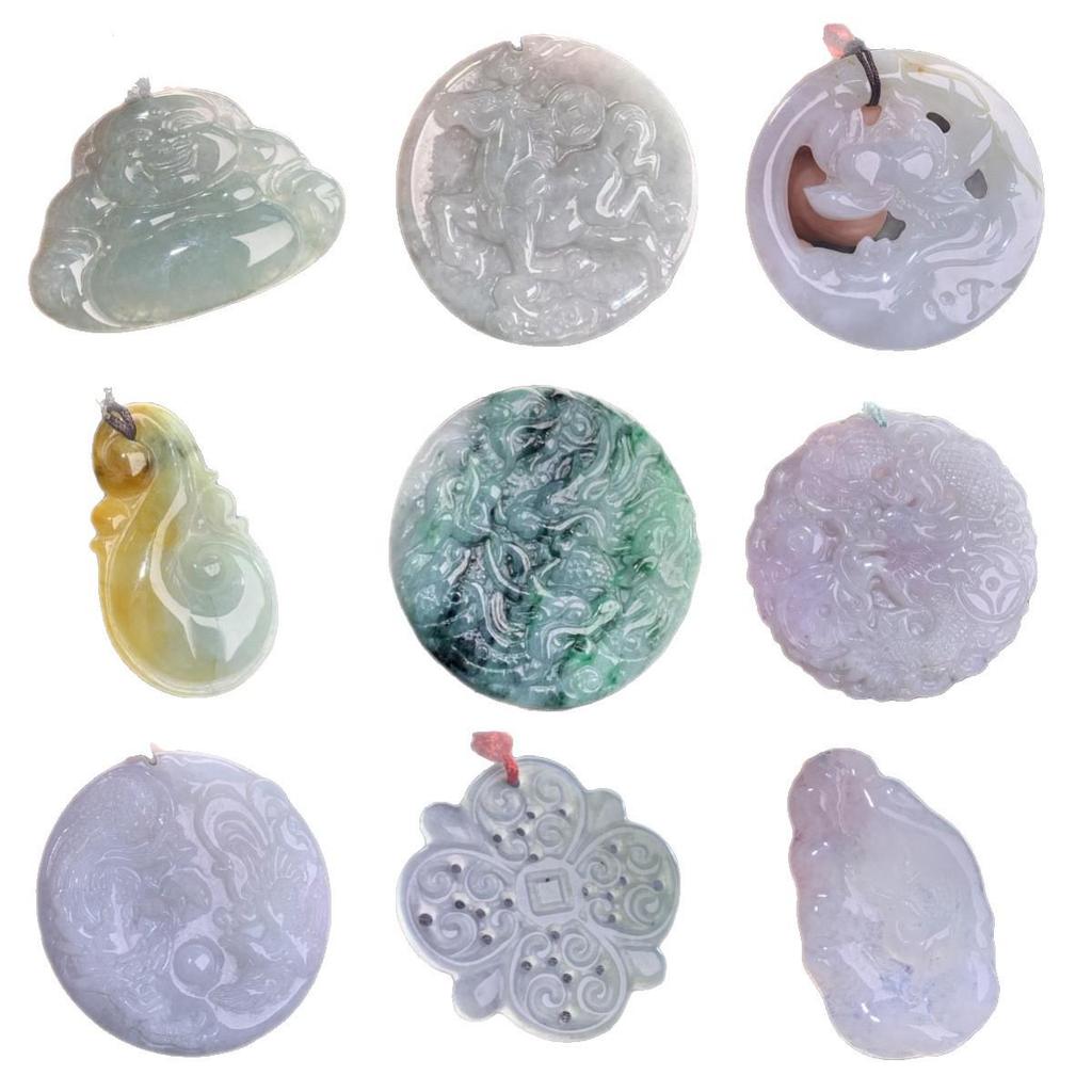 Burma A-Qualität Natürlicher Jade Blatt Pi Xiu Anhänger